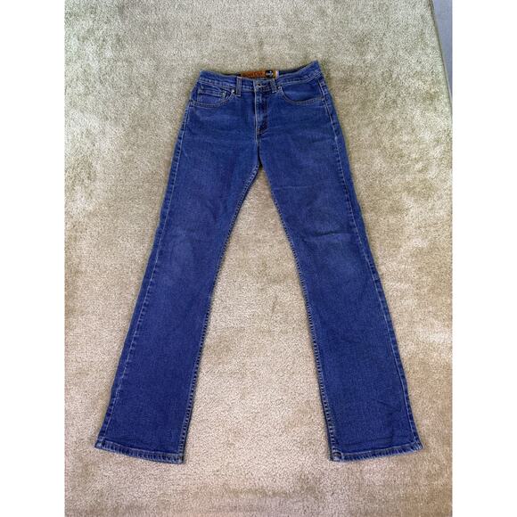 Vintage Levis SilverTab Jeans Mens 30x32 Blue Bootcut Denim Boot 90s Y2K E354 - Picture 1 of 12